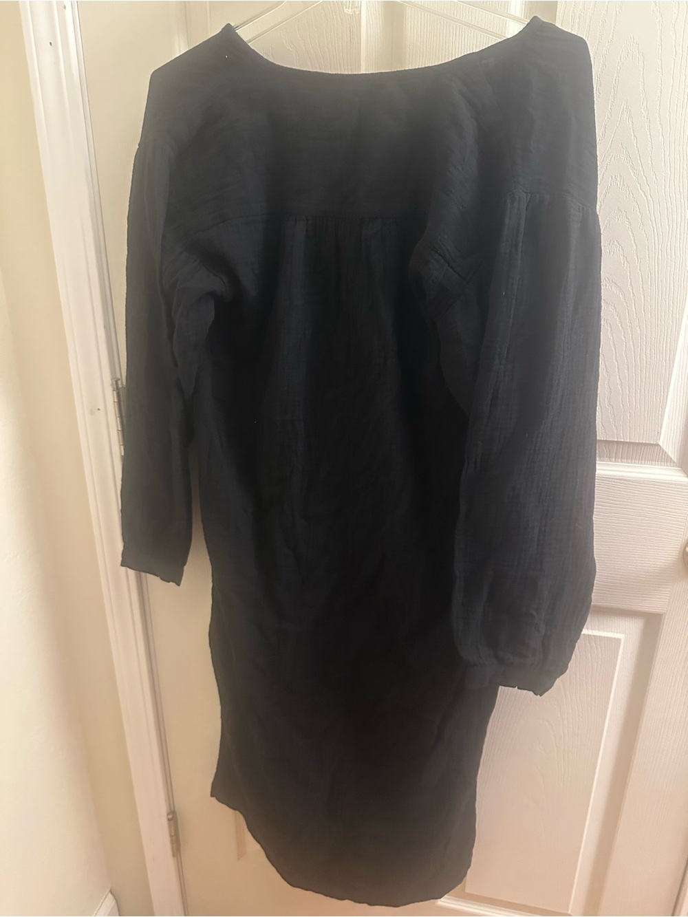 🆕 Universal Threads 100% Cotton Gauze Balloon Sleeves Dress - Size XS - Picture 6 of 6